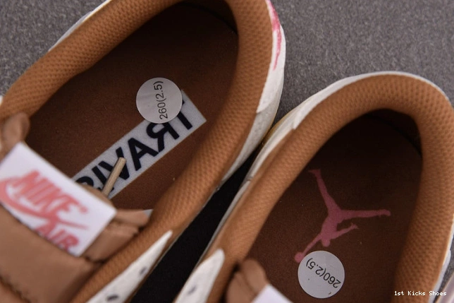 1st Kicks AJ Low Scott 1 SP x Travis DM7866-106 OG 0707
